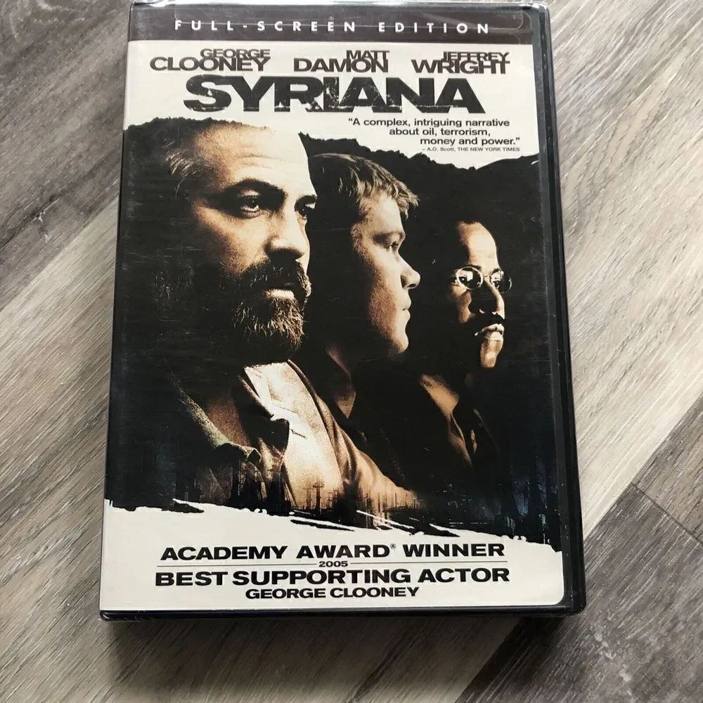 *Syriana (DVD, 2006, Full Screen ), George Clooney, Matt Damon.NEW Sealed